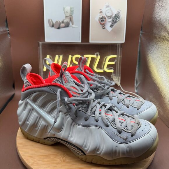 Nike Air Foamposite Pro Pure Platinum Mens Sz 12 - Picture 1 of 11